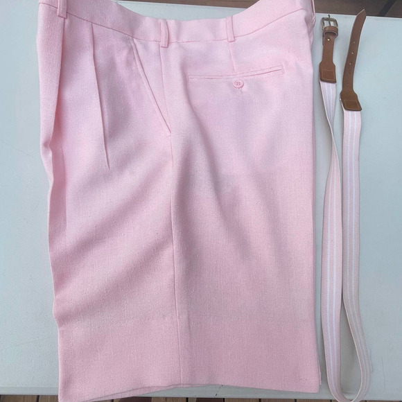 Vintage Trimingham's Pink Bermuda Shorts- Sz 40 - Picture 8 of 12